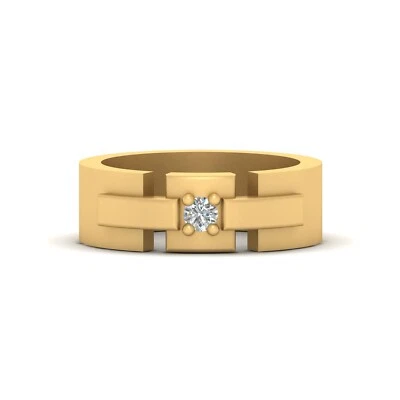 Anillo de compromiso de plata 925 maciza para hombre alianza de boda regalo de aniversario para él  Foto 1 de 4