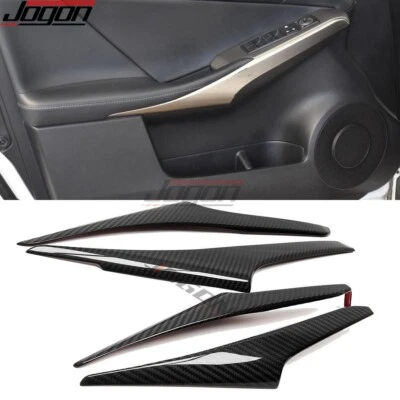 Tapicería del panel de la puerta trasera de fibra de carbono para Lexus IS300 IS350 IS250 2013 2014-20 Foto 1 de 4