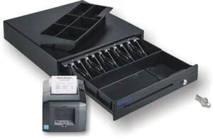 Point-of-Sale (POS) Cash Drawer+Printer Bundle-USB/Network Conn-Premium Quality - Picture 1 of 6