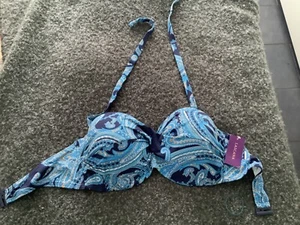 Lascana Bikini Oberteil Eur.Gr.44E blau,neu mit Etikett - Bild 1 von 4