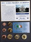 Irland 2001 1 Cent - 2€ Musterprobe Probe Essay Münzset ~ COA Karte