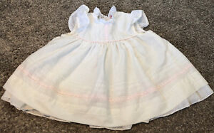 Vintage Baby Girl Dress by Just Adorable Size 18 Months (D4)