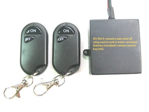 12V 15A 315mhz 5 minutes auto shutoff timer relay switch with remote control  - Picture 1 of 3