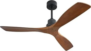 CACI Mall 52 inch Ceiling Fan Without Lights, Remote Control, Wood Modern Ret... - Picture 1 of 6