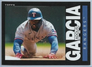 2021 Topps Throwback Thursday Adolis Garcia #96 1985 Topps Football Rangers TBT - Picture 1 of 2