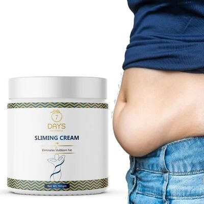 7 Days Slimming Hot Anti Cellulite and Stomach Fat Burner Cream for Tummy 100g - Image 1 of 4