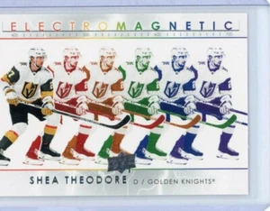 2021-22 Upper Deck Shea Theodore Electromagnetic Insert- Vegas Golden Knights - Picture 1 of 2