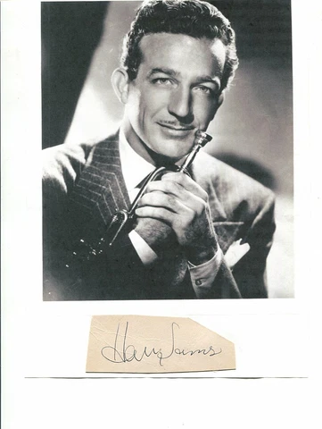 JAZZ big band HARRY JAMES signed AUTOGRAPH 4206 Cover