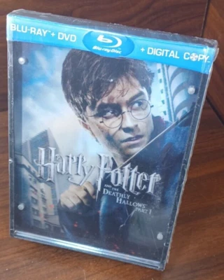 Harry Potter & the Deathly Hallows Part 1 (Blu-ray)Lenticular-Cover-NEW-Free S&H - Image 1 of 4