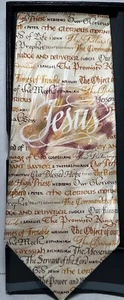 Handmade Divinity Quality for Life Jesus Revealed 100% Silk Tie - Picture 1 of 5
