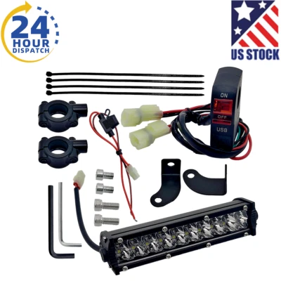 For Kawasaki KLX110 TTR250 Plug and Play LED Headlight Kit Foto 1 de 4