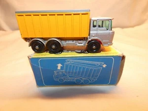VINTAGE 1960's MATCHBOX LESNEY #47 DAF TIPPER CONTAINER TRUCK WITH ORIGINAL BOX - Picture 1 of 12