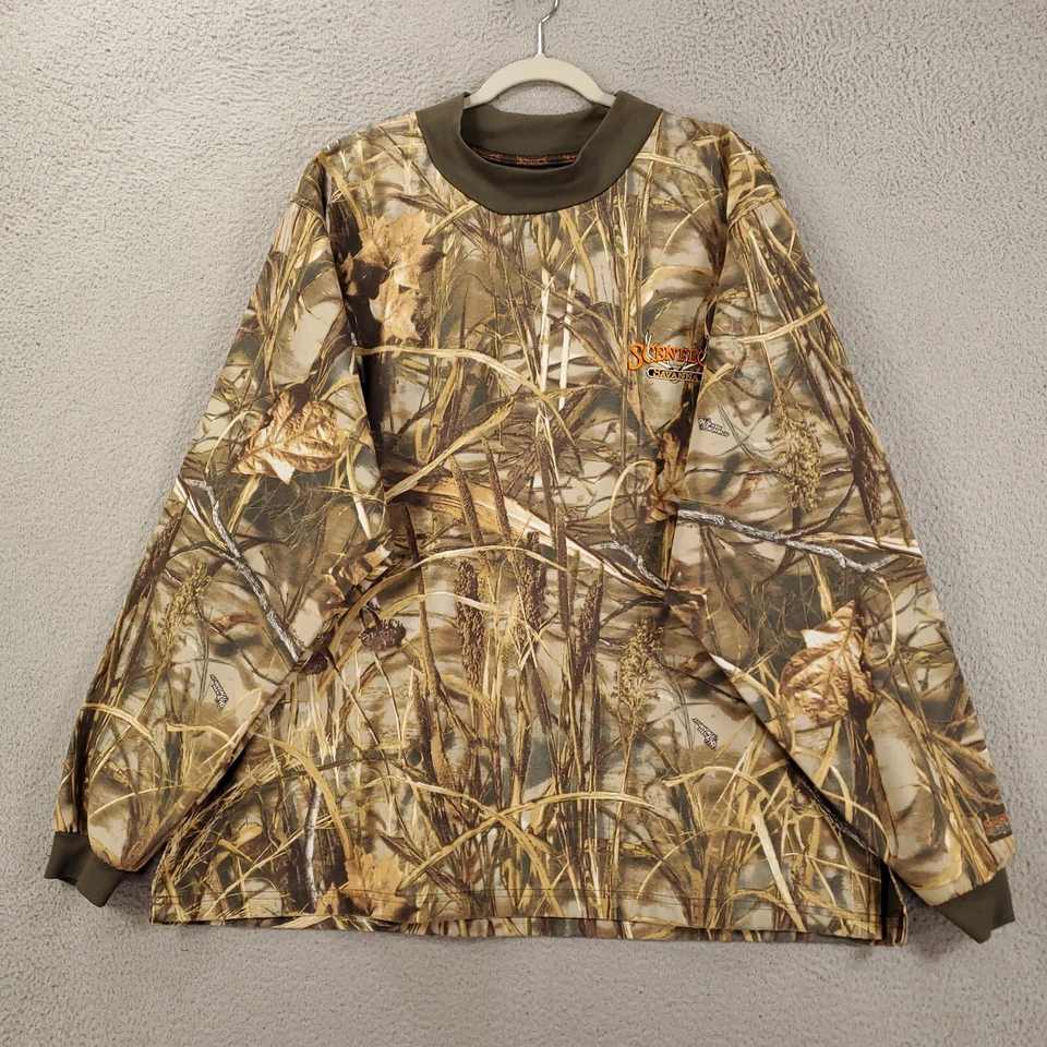 Scentlok Shirt Mens 2XL Advantage Max 4 HD Camo Odor Eliminating Hunting Savanna - Image 1 of 4