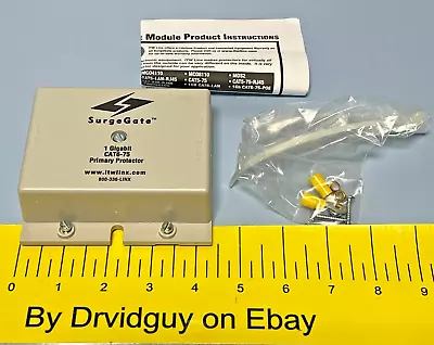 ITW Linx 2090-192-30B Surgegate CAT6-75 Cat6 8-Wire Protector - Image 1 of 4