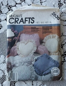McCalls Crafts 2630 Throw Pillows Ruffles Sewing Pattern Farmhouse Cottagecore - Picture 1 of 2