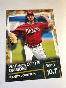 2020 Topps WARriors of the Diamond 5x7 Randy Johnson Diamondbacks WOD15 03/10
