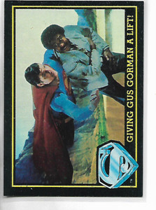 1983 Topps Superman III: Giving Gus Gorman A Lift Card #92