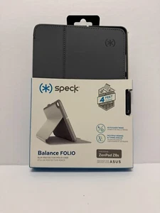 Speck Balance Folio Case for ASUS ZenPad Z8s - Stormy Grey/Charcoal Grey - Picture 1 of 2