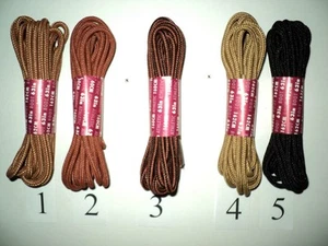 NEU 72 ZOLL ARBEITSSTIEFEL FARBEN SCHUHE SCHNÜRSENKEL KLETTERN HERREN DAMEN SCHNÜRE GUY DAMEN - Bild 1 von 2