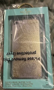 Kate Spade Gold Liquid Moving Glitter Hülle für Apple iPhone 6 6s Handy - Bild 1 von 5