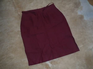 Your 6 Sense C&A Damen Rock Weinrot Leinen Gr. 44 Secondhand ansehen!! - Bild 1 von 3