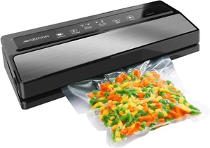 Vacuum Sealer Machine for Food, Auto Seal, Bags & Roll, Dry/Moist Modes (Silver) - Picture 1 of 11