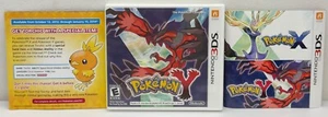 Pokémon Y (Nintendo 3DS, 2013) NO GAME Original Case Inserts READ Game Freak - Picture 1 of 4
