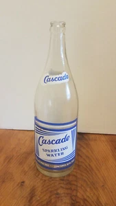 Vintage CASCADE Sparkling Water Howels Pittsburgh PA Quart Bottle 32 OZ - Picture 1 of 4