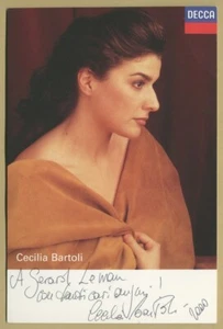 Cecilia Bartoli - Italian mezzo-soprano - Nice signed photo - 2000 - COA - Picture 1 of 1