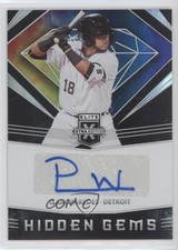 2020 Panini Elite Extra Edition Hidden Gems Black Isaac Paredes #HG-IP Auto