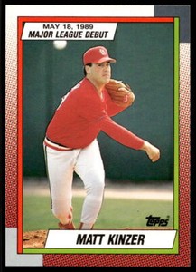 1990 Topps Major League Debut 1989 67 Matt Kinzer Cardinals  Baseball Card