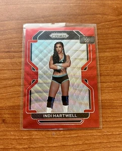 2022 Prizm WWE Indi Hartwell Red Wave Prizm #166 - Free Shipping - Picture 1 of 2