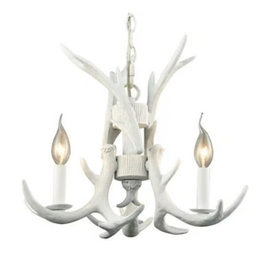 Lodge Style Antler Chandelier, 17" Elk Lighting, D3316 Big Sky Collection - Picture 1 of 3