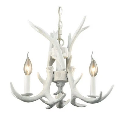 Lámpara de araña estilo Lodge Antler, iluminación de alce de 17", colección Big Sky D3316 Foto 1 de 3
