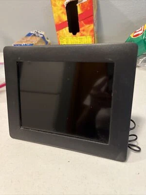 Aluratek ADPF08SF 8 inch LCD Digital Photo Frame - Black - Image 1 of 3