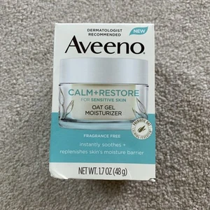 Crema hidratante en gel de avena Aveeno Calm+Restore para piel sensible, 1,7 oz (48 g) nueva - Imagen 1 de 4