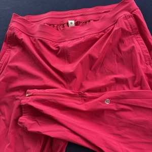 Lululemon Break a Trail Pants Women’s 14 Raspberry Pink Lightweight Joggers - Picture 1 of 13