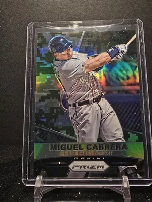 121064-2015 Panini Prizm Miguel Cabrera camuflaje prizm refractor #119/199 tigres Foto 1 de 2