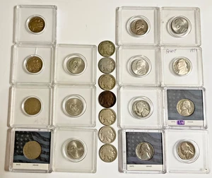 Nickels Assorted Lot Set of 22 - Picture 1 of 2