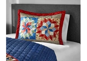Mainstays Prairie Shooting Star Pillow Case Covers Shams King Size 2 Shams NEW - Picture 1 of 7