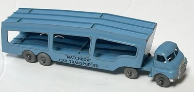 Transportador de autos Lesney Matchbox A-2 Bedford - 1957 - ¡Letras negras!!! Foto 1 de 4