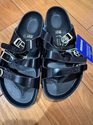 Nuevo en caja Florida exquisito cuero natural charol TALLA 38 Foto 1 de 3