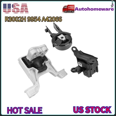Engine Motor & Trans Mount Set For Mazda CX-3 2.0L 2016-2019 R3002H 9954 A42066 — 第 1/4 张图片