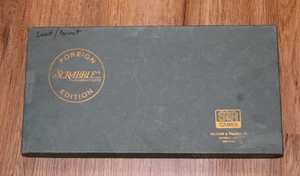 VINTAGE Scrabble Foreign Edition French S&R 1976 Wood Trays Tiles - Bild 1 von 4