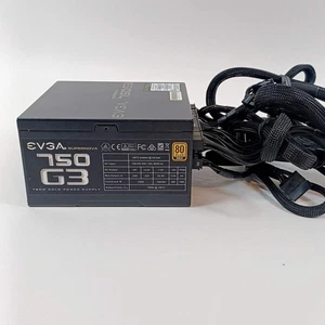 Alimentatore EVGA 750 G3 220-G3-0750-X1 80 Plus Gold 750W completamente modulare - Foto 1 di 8