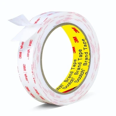 Cinta de montaje de doble cara de 1 pulgada x 9,85 pies, resistente, extraíble, pared impermeable Foto 1 de 4