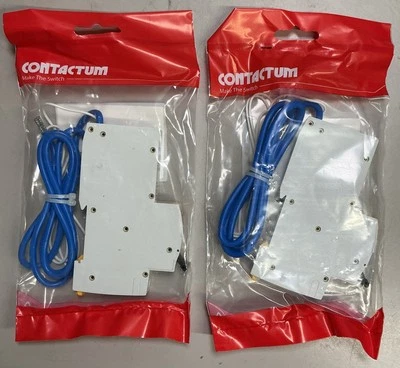 2x Contactum CPBR1032C 32 Amp 30mA RCBO - 10kA - Type C, REFB15S3 - Image 1 of 3