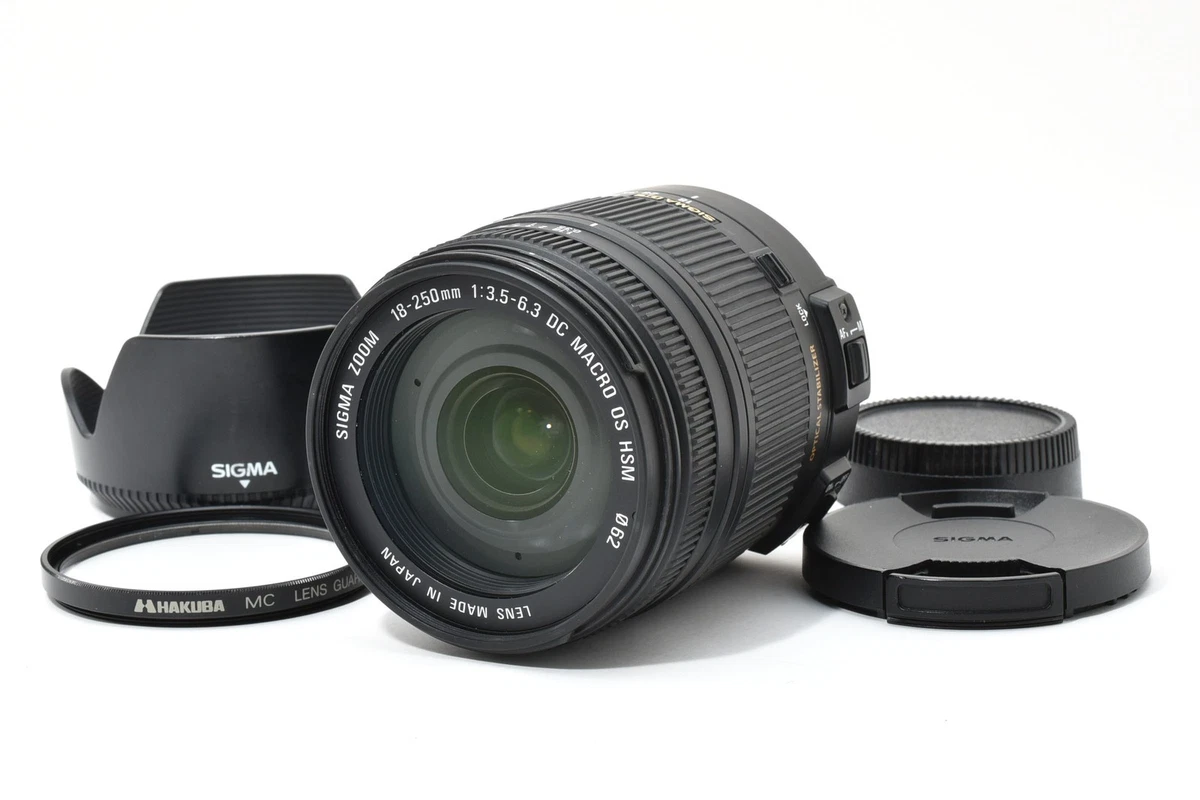 Camera Lenses for Nikon 18-250mm Focal f/3.5-6.3 Maximum Aperture