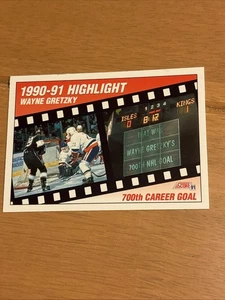 1990-91 Highlight Wayne Gretzky 700th Career Goal #413 - Picture 1 of 2