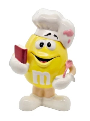 VTG Yellow M&M’s Cookie Jar Chef Baker 2006 Mars Candy Inc Figurine Statue Rare - Image 1 of 4